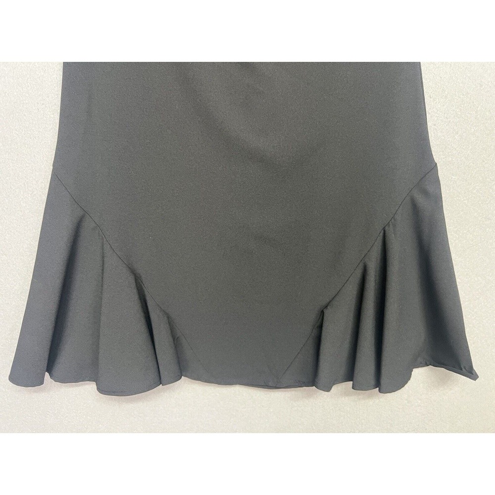 CeCe Bow Neck Short Sleeve A-Line Black Dress Women’s New $129 Size 6 - Picture 13 of 16